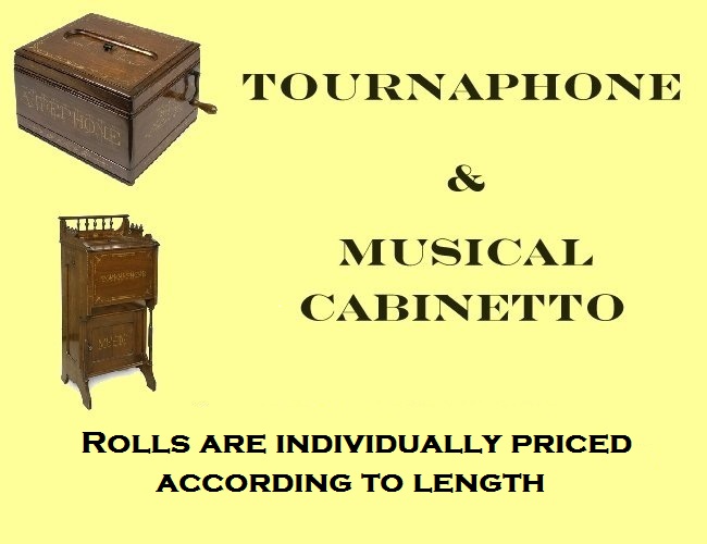 tournaphone and cabinetto - rolls are individually priced according to length